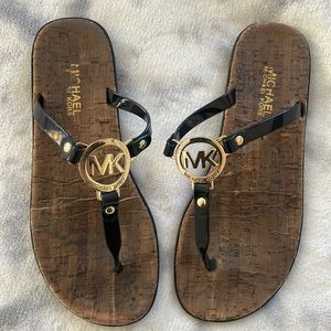 Michael Kors T-Strap Sandals